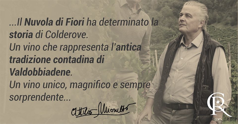 Attilio Mionetto e il Nuvola di fiori